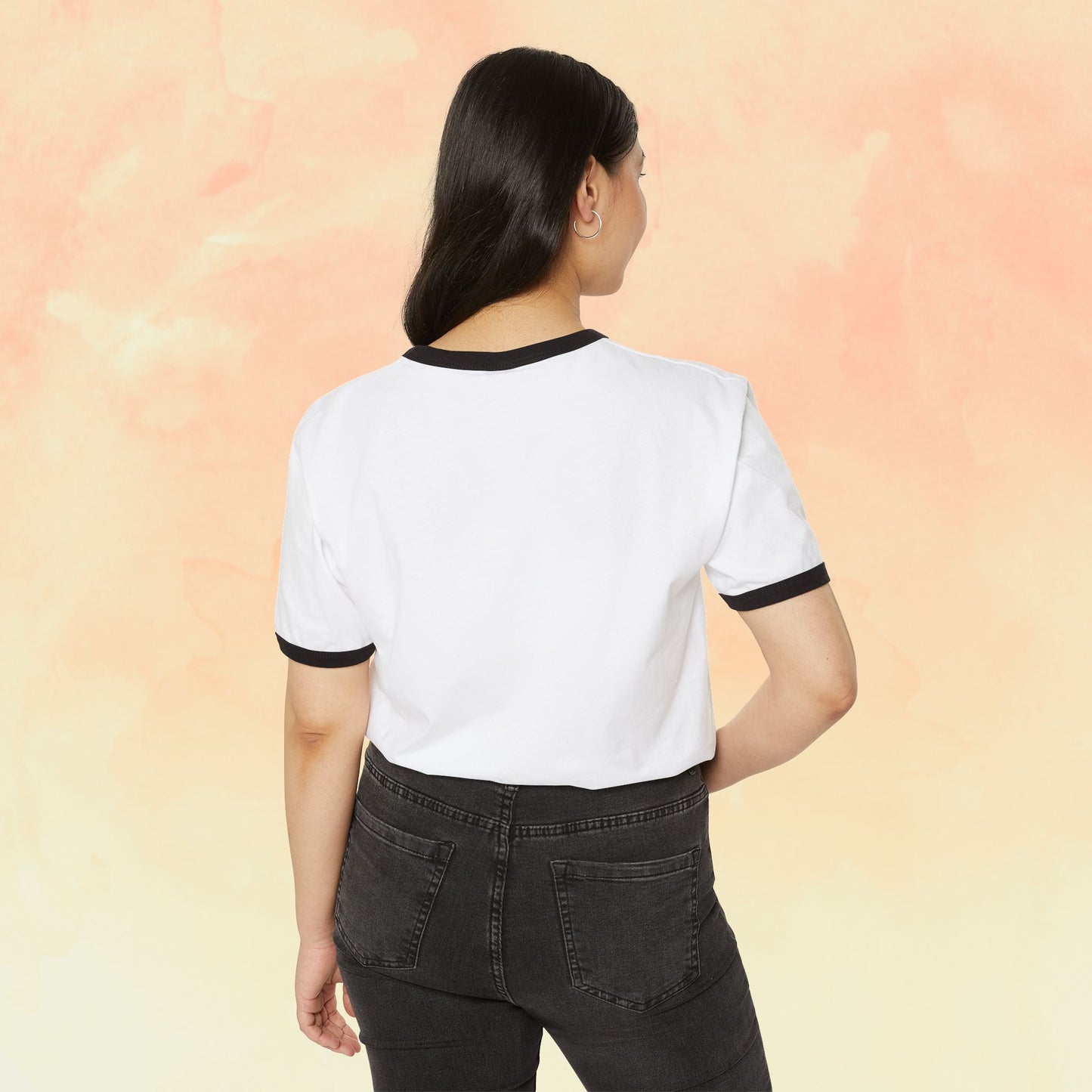 Indie T-Shirt Brave as a Turtle Unisex Cotton Ringer T-Shirt, Casual Tee, Animal Lover Gift, Nature Graphic Shirt, Eco-Friendly Clothing