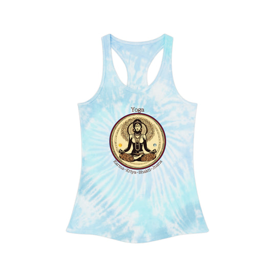 Tie Dye Yoga Tank Top Racerback