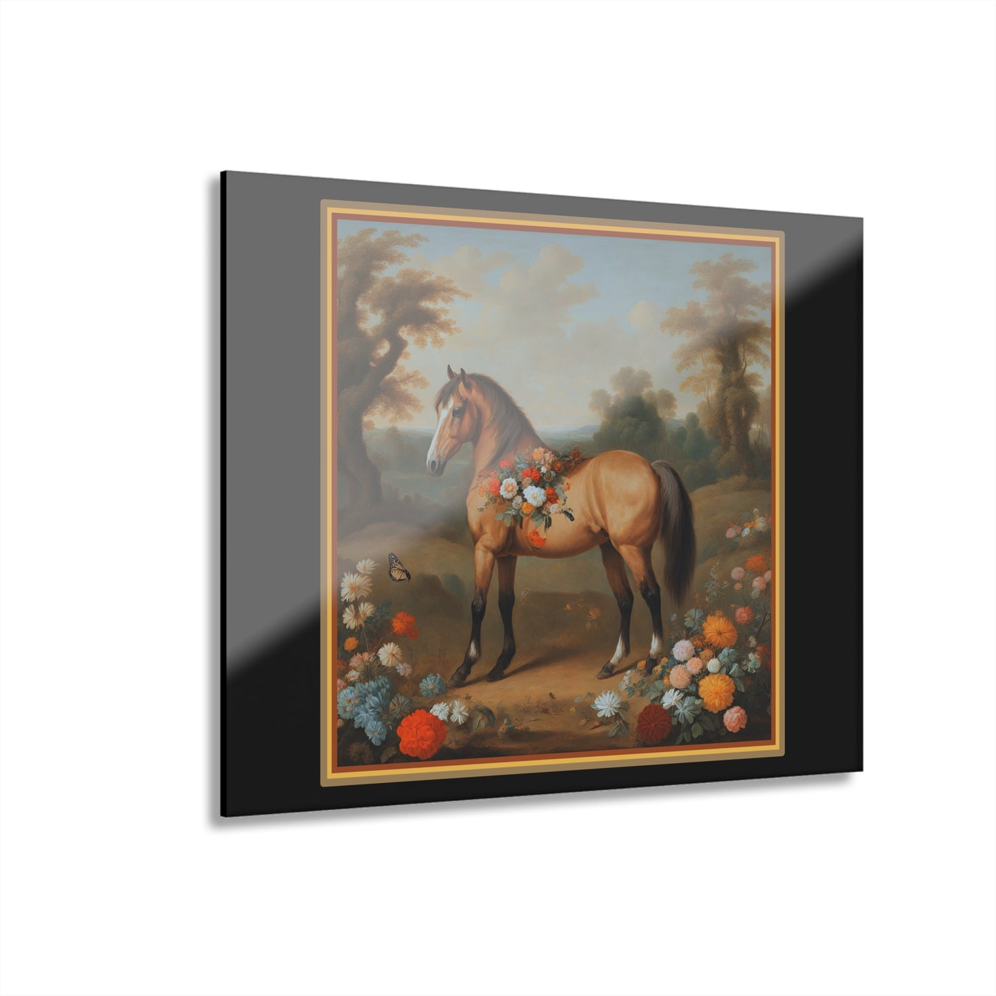 Vintage Equestrian Acrylic Prints (French Cleat Hanging)