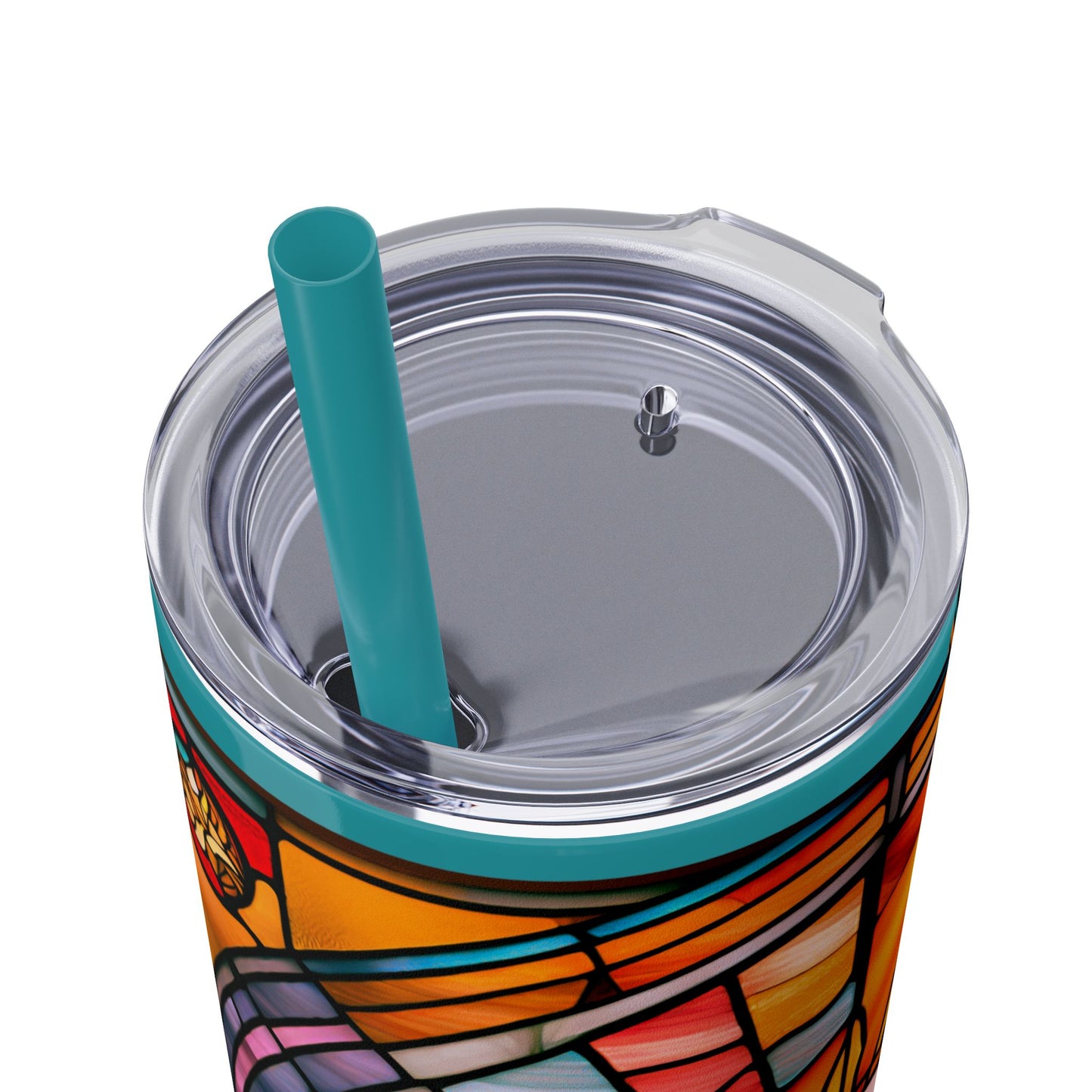 Skinny Tumbler with Straw, 20oz