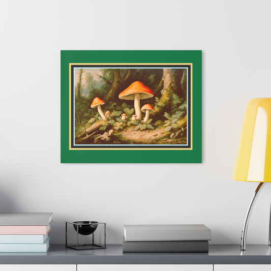 Vintage Mushroom Acrylic Prints (French Cleat Hanging)