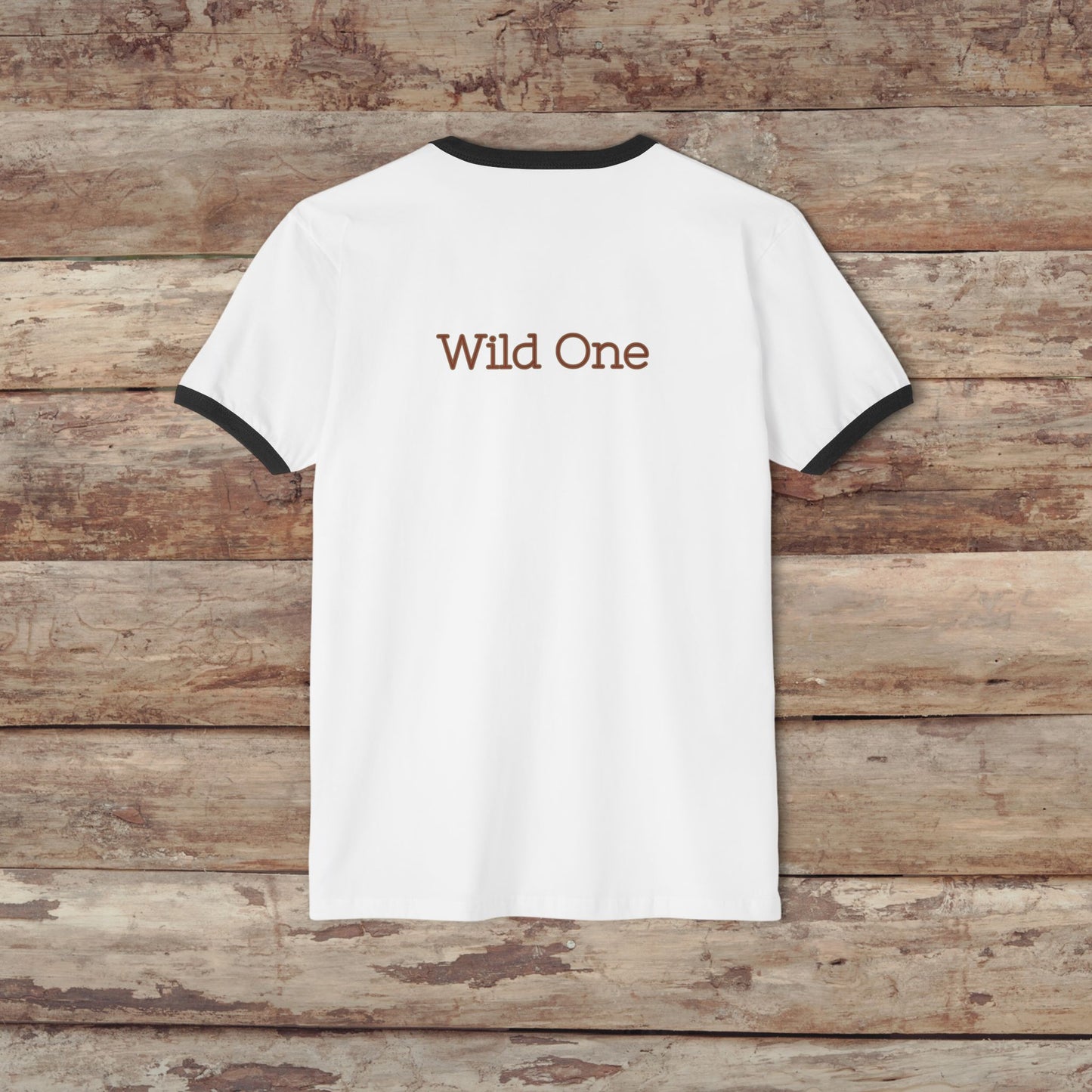 Wild One Unisex Cotton Ringer T-Shirt