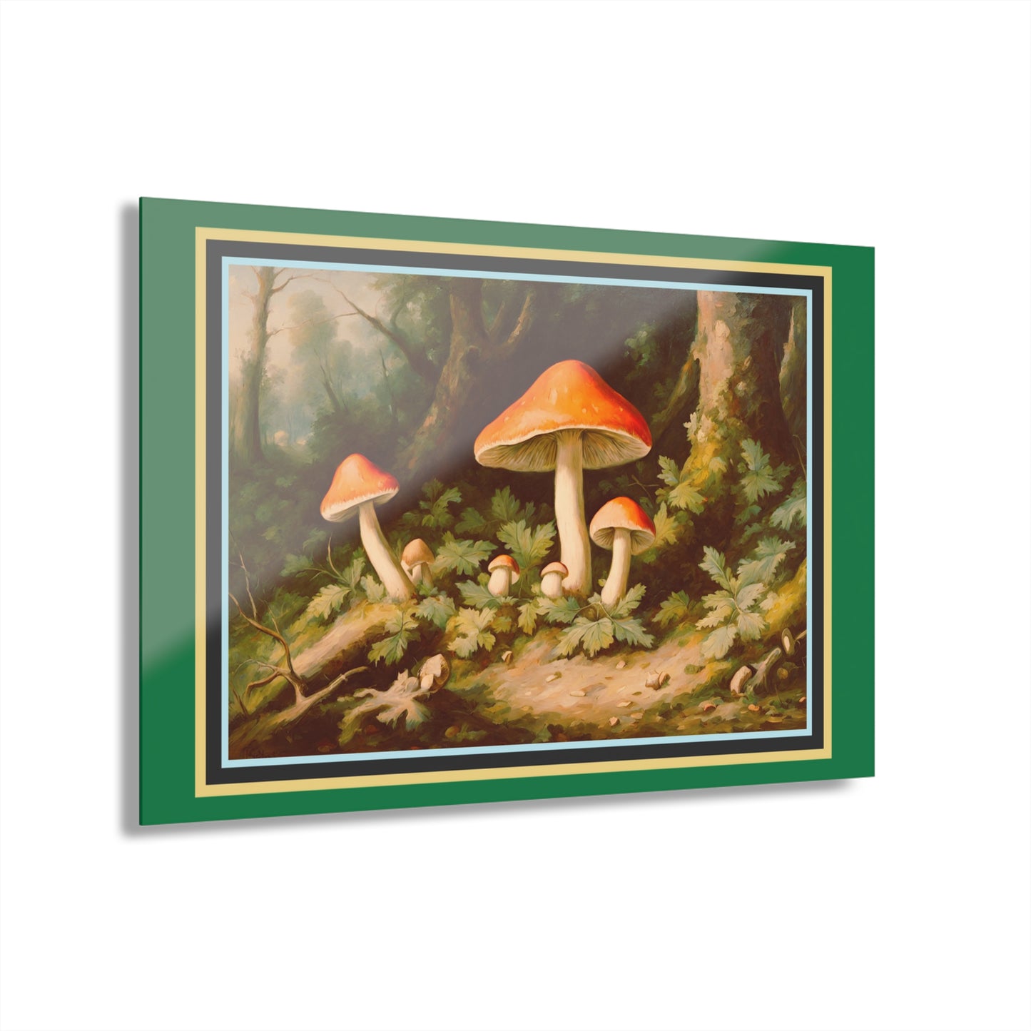 Vintage Mushroom Acrylic Prints (French Cleat Hanging)