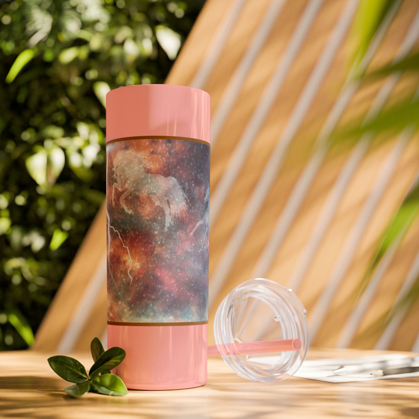 Skinny Tumbler with Straw, 20oz