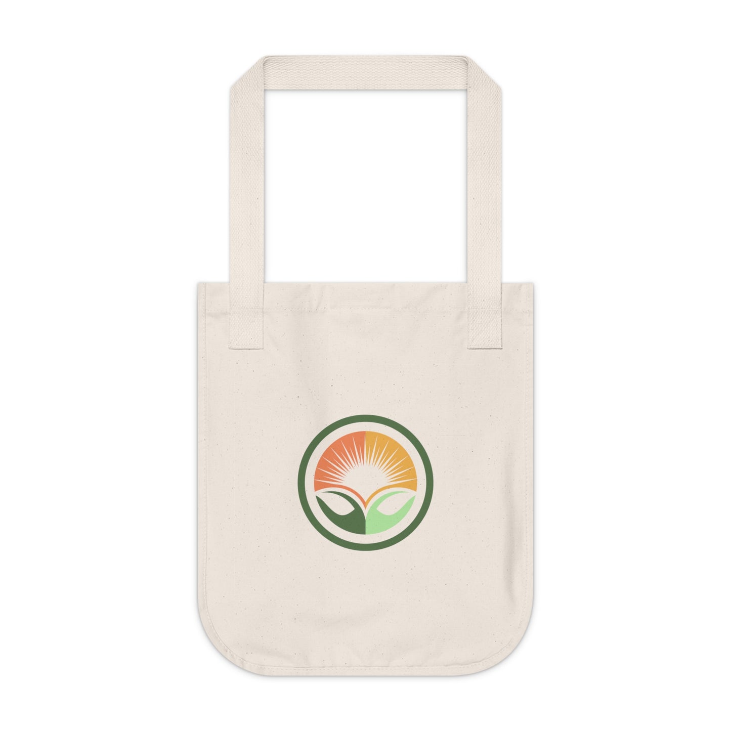 Vintage Lemon Design- Organic Canvas Tote Bag