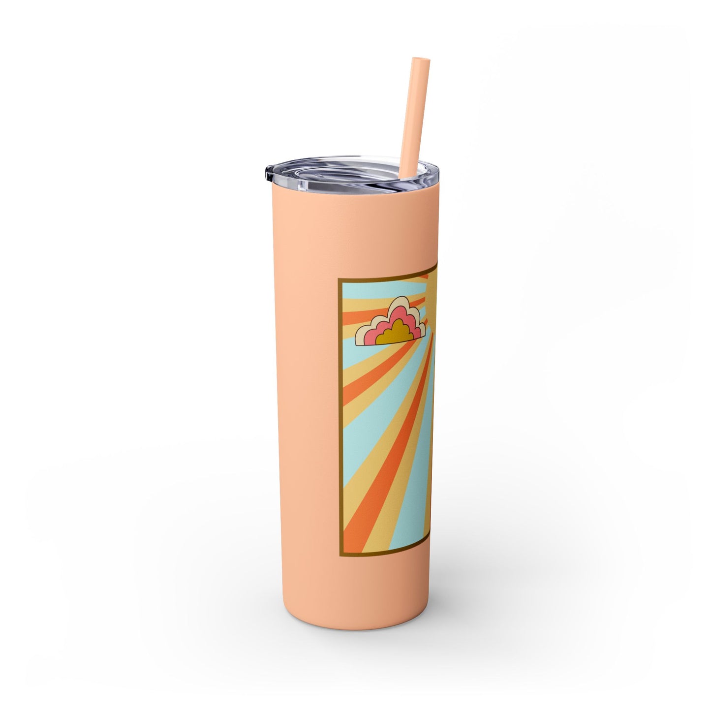 Skinny Tumbler with Straw, 20oz