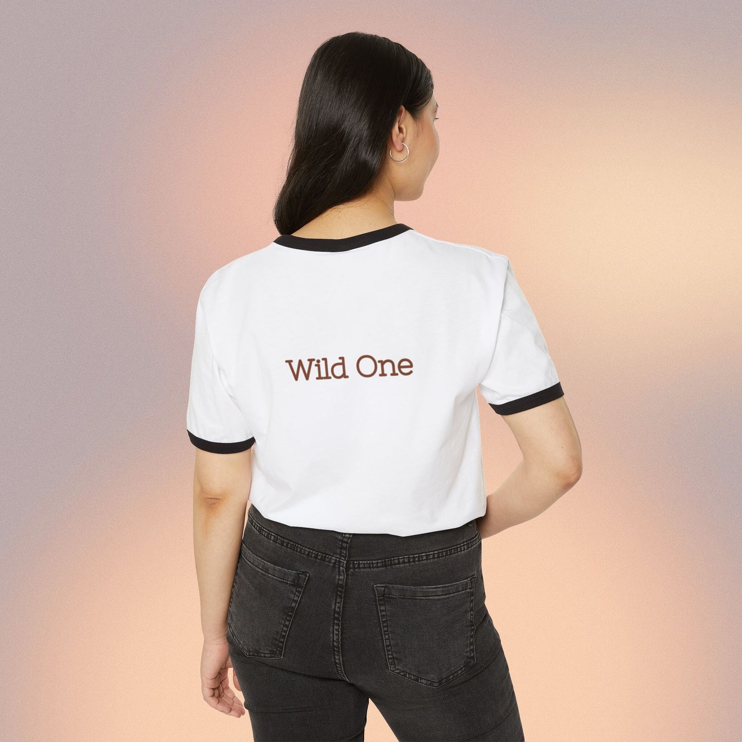 Wild One Unisex Cotton Ringer T-Shirt