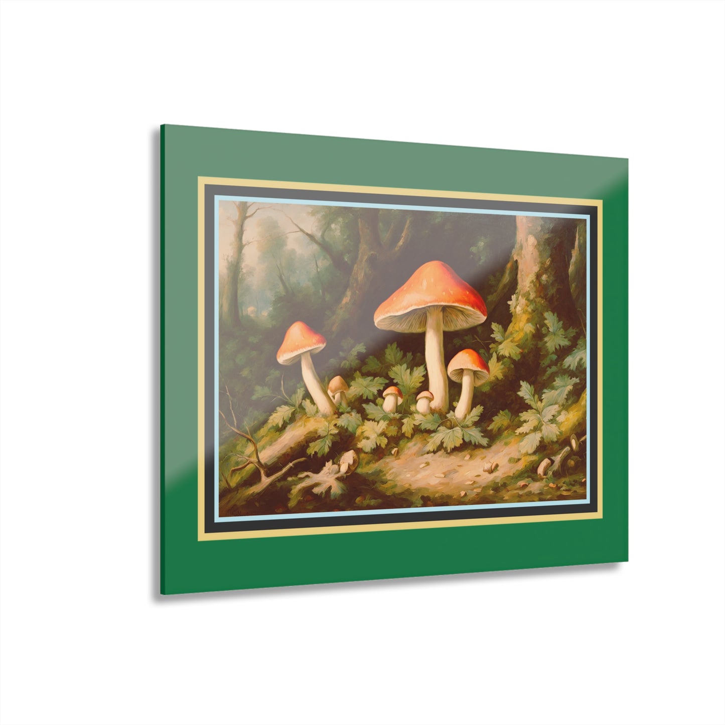 Vintage Mushroom Acrylic Prints (French Cleat Hanging)