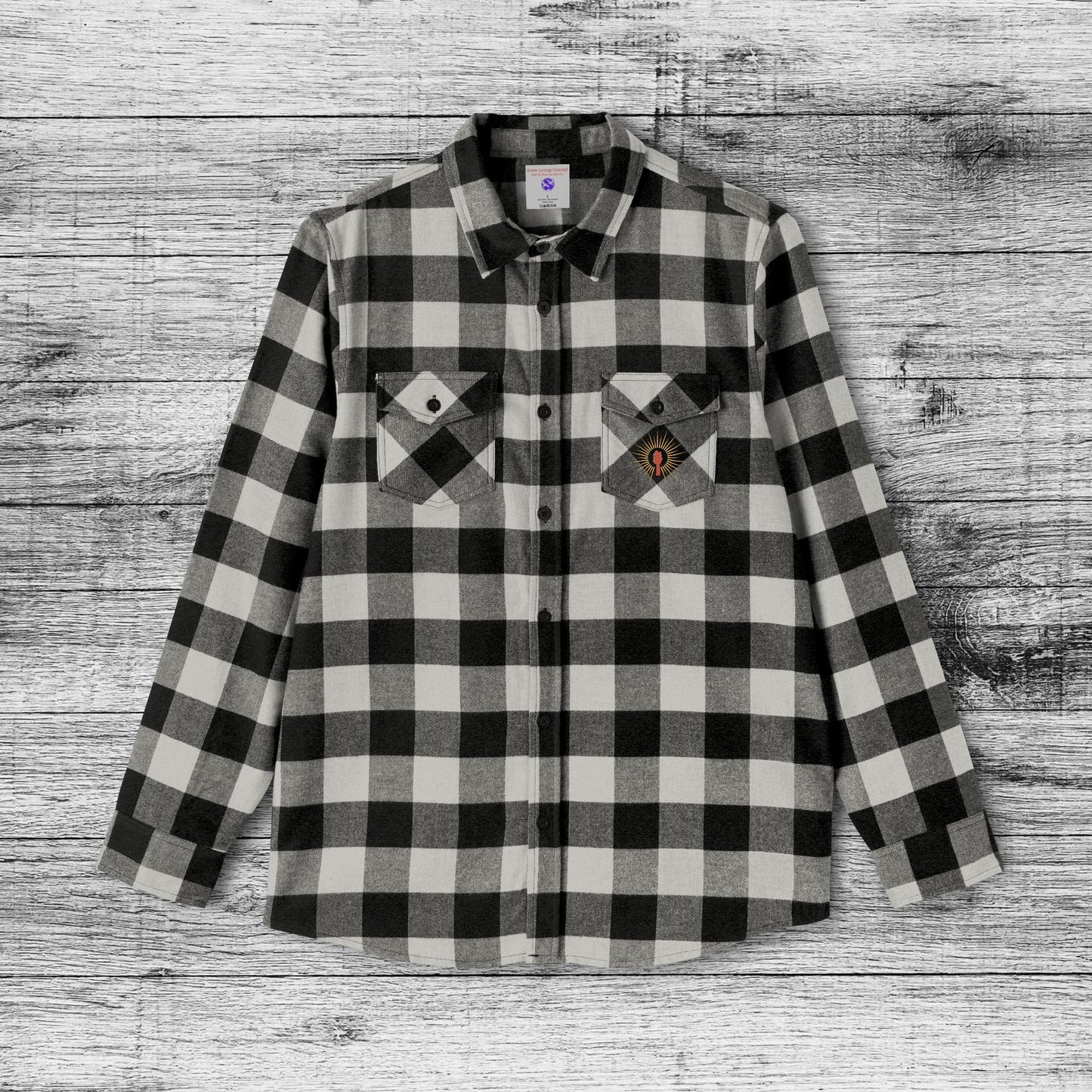 Retro Guitar and Sunshine Unisex Flannel Shirt