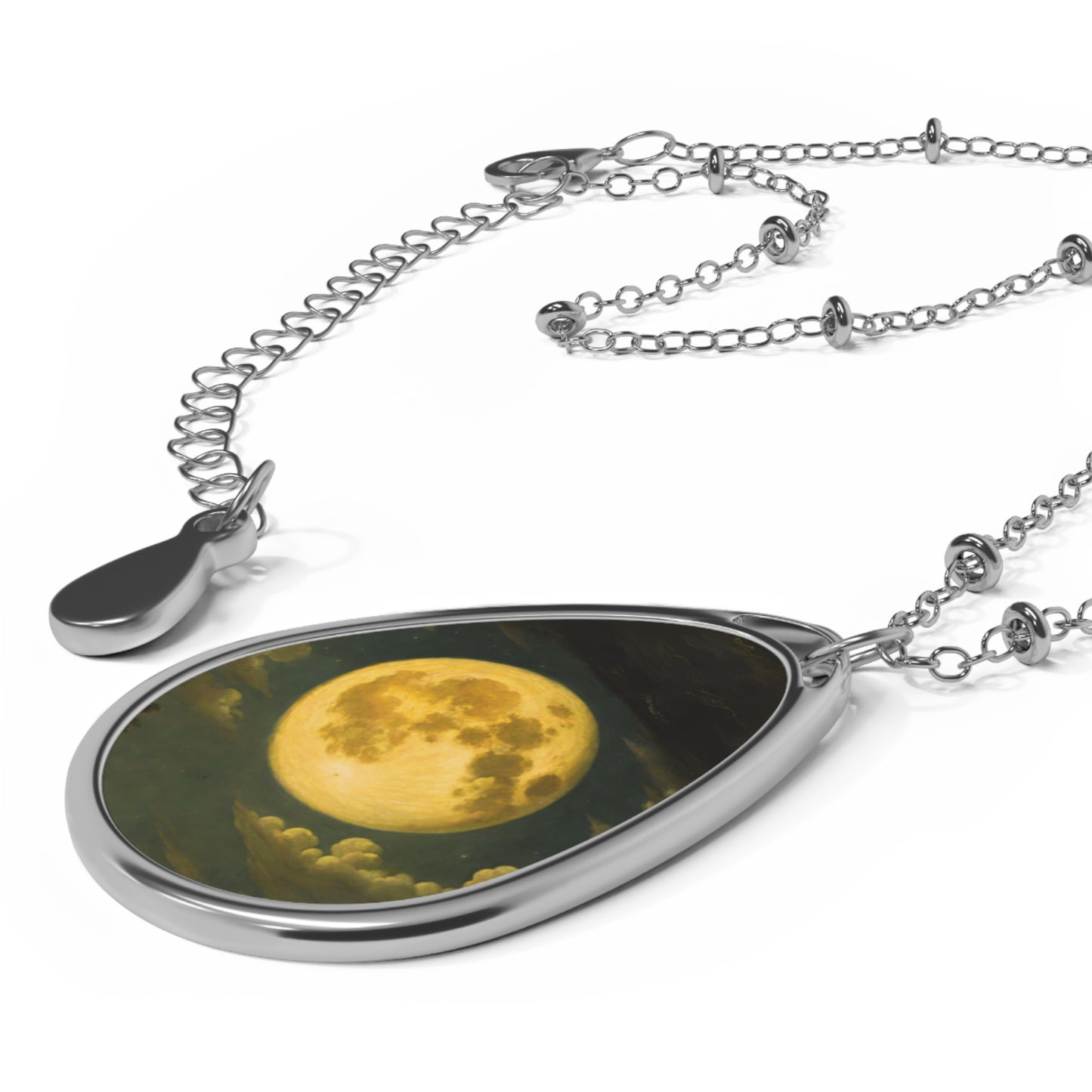 The Yellow Moon Oval Necklace