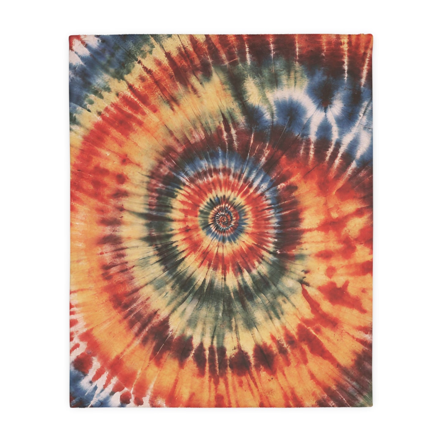 Tie Dye Velveteen Microfiber Blanket (Two-sided print)