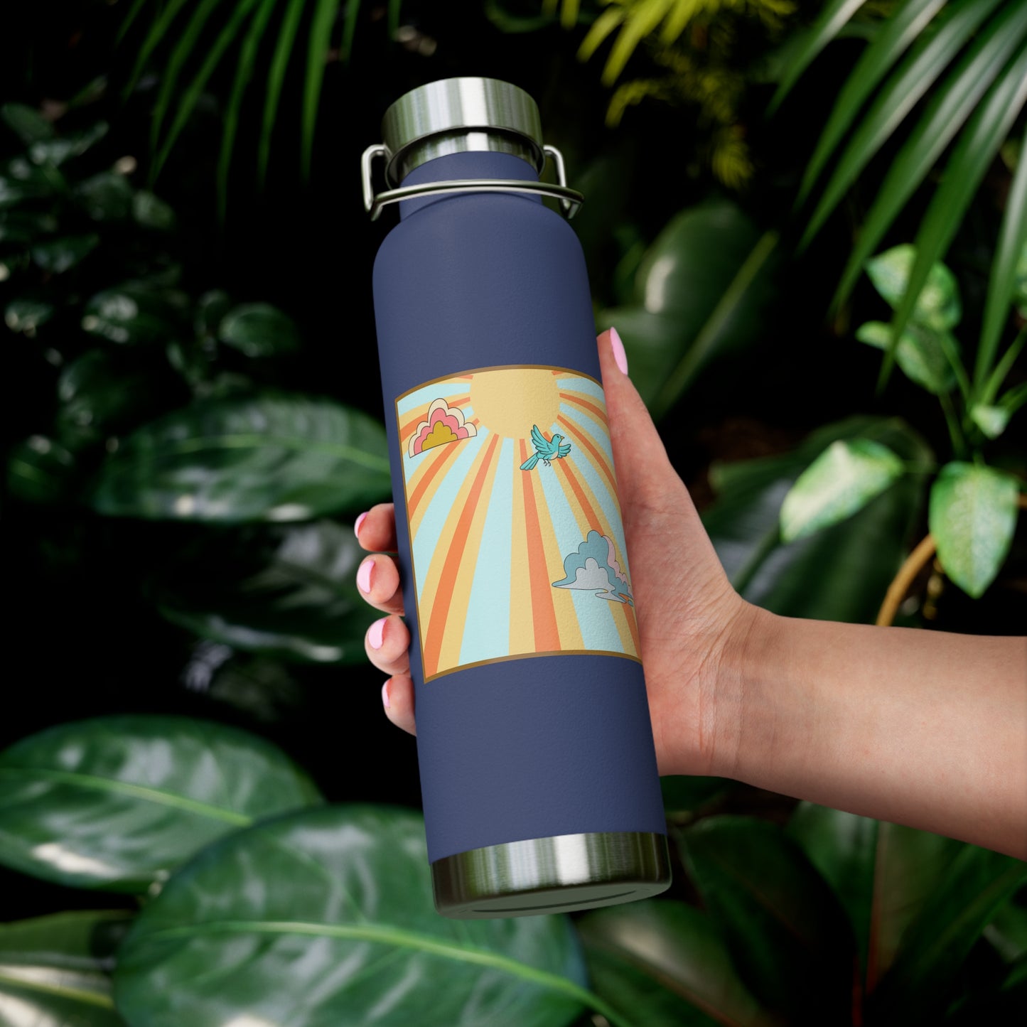 Copper Vacuum Insulated Bottle, 22oz