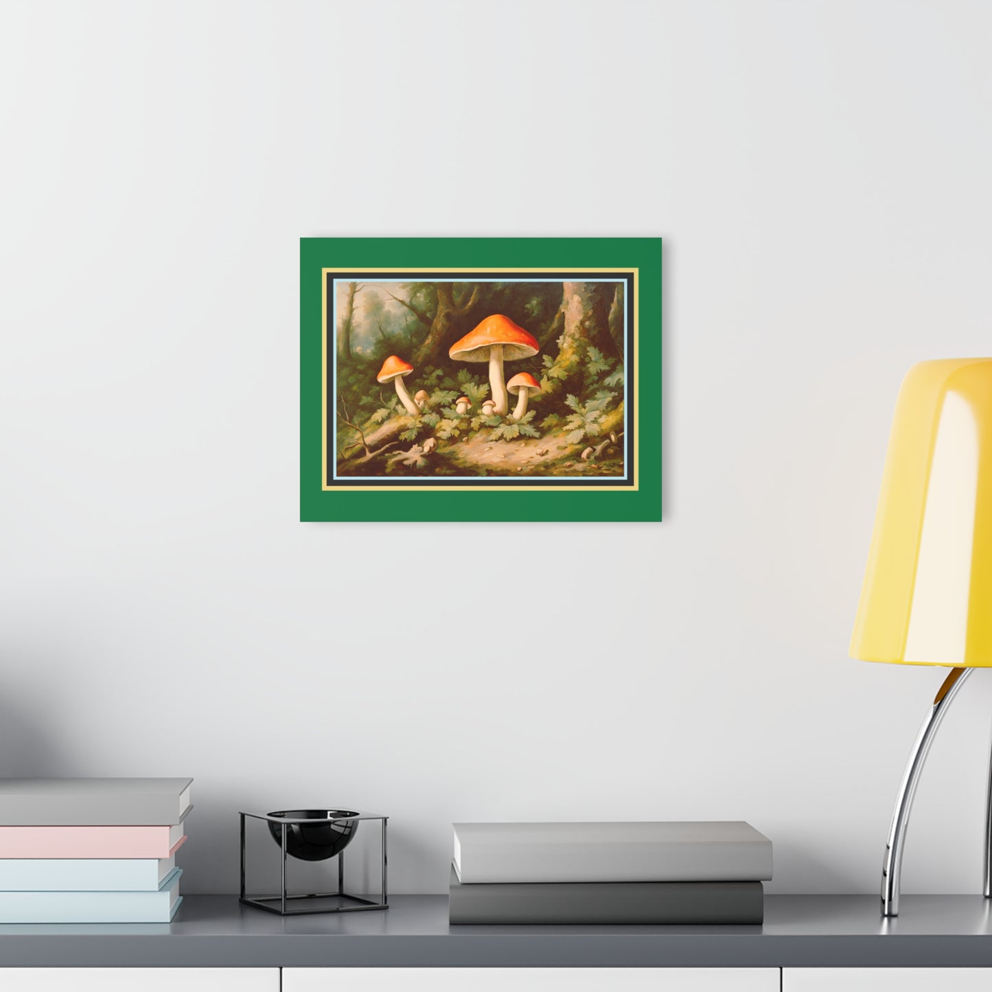 Vintage Mushroom Acrylic Prints (French Cleat Hanging)