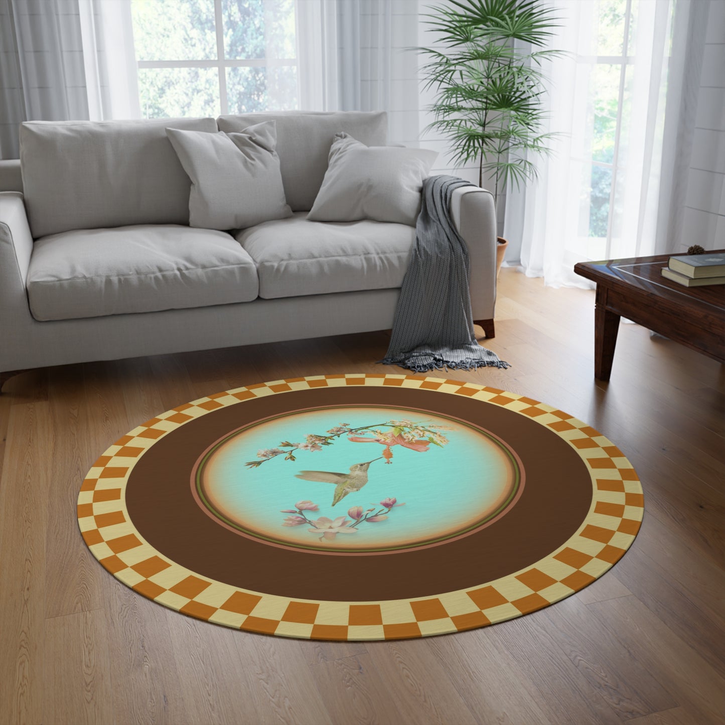 Hummingbird Dream Round Rug