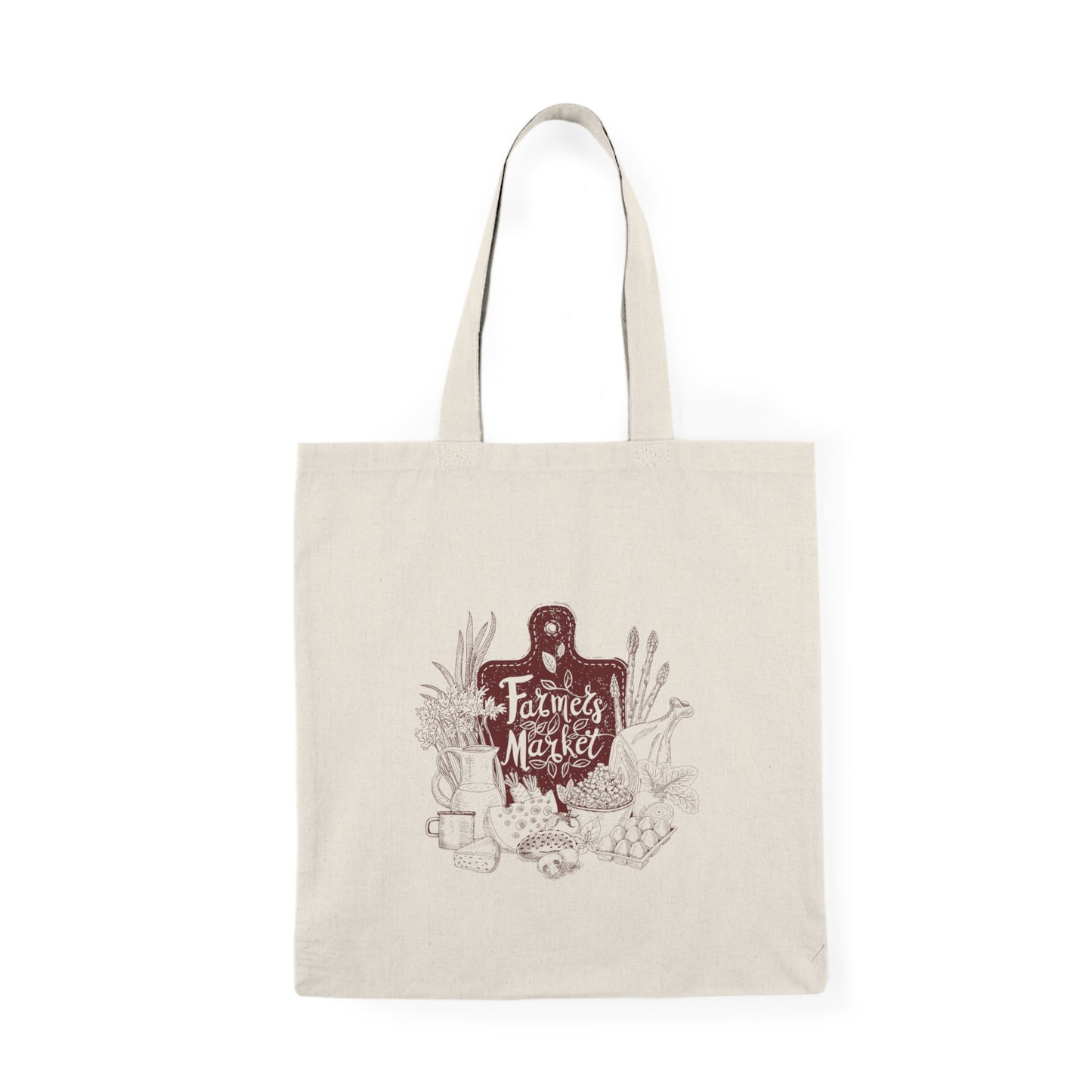 Farmer's Market Natural Tote Bag