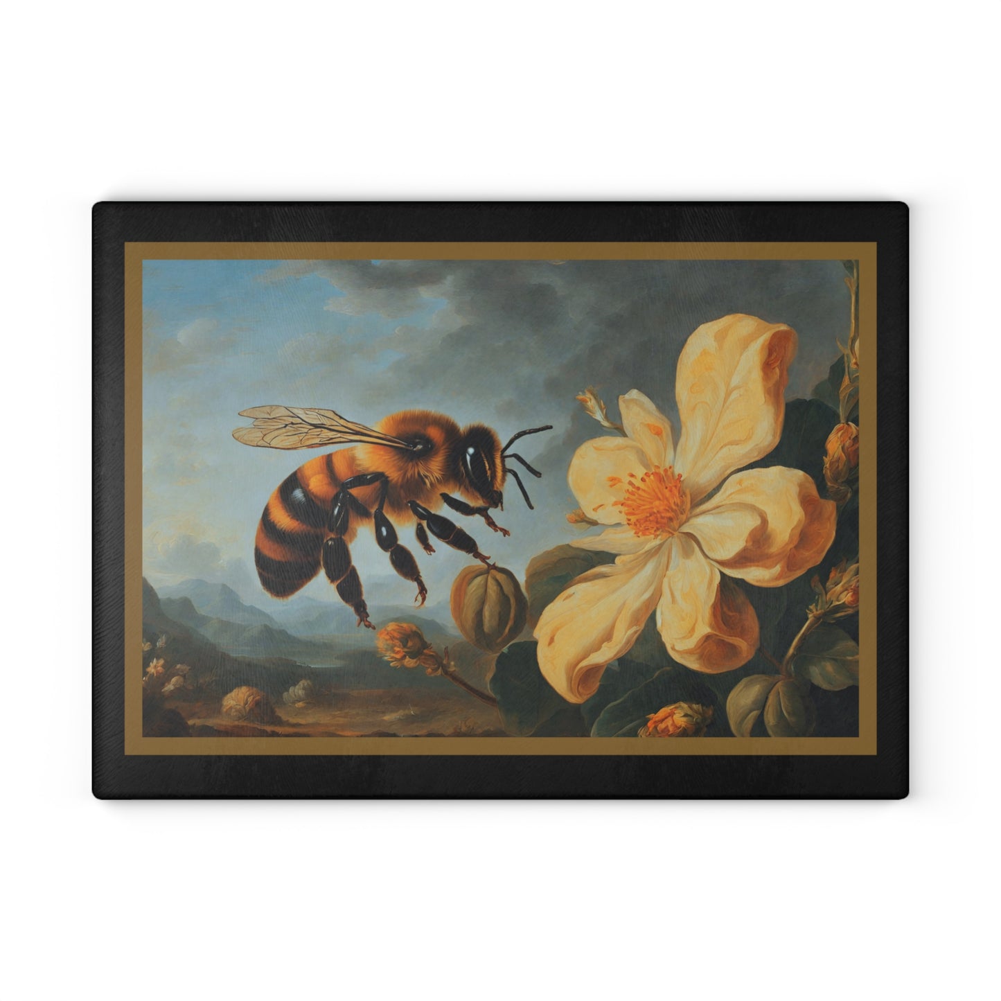 Classic Bee Glass Cutting Board