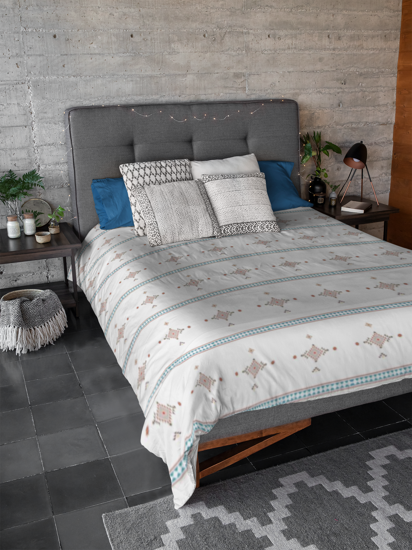 Bohemian Tribal Design-Duvet Cover