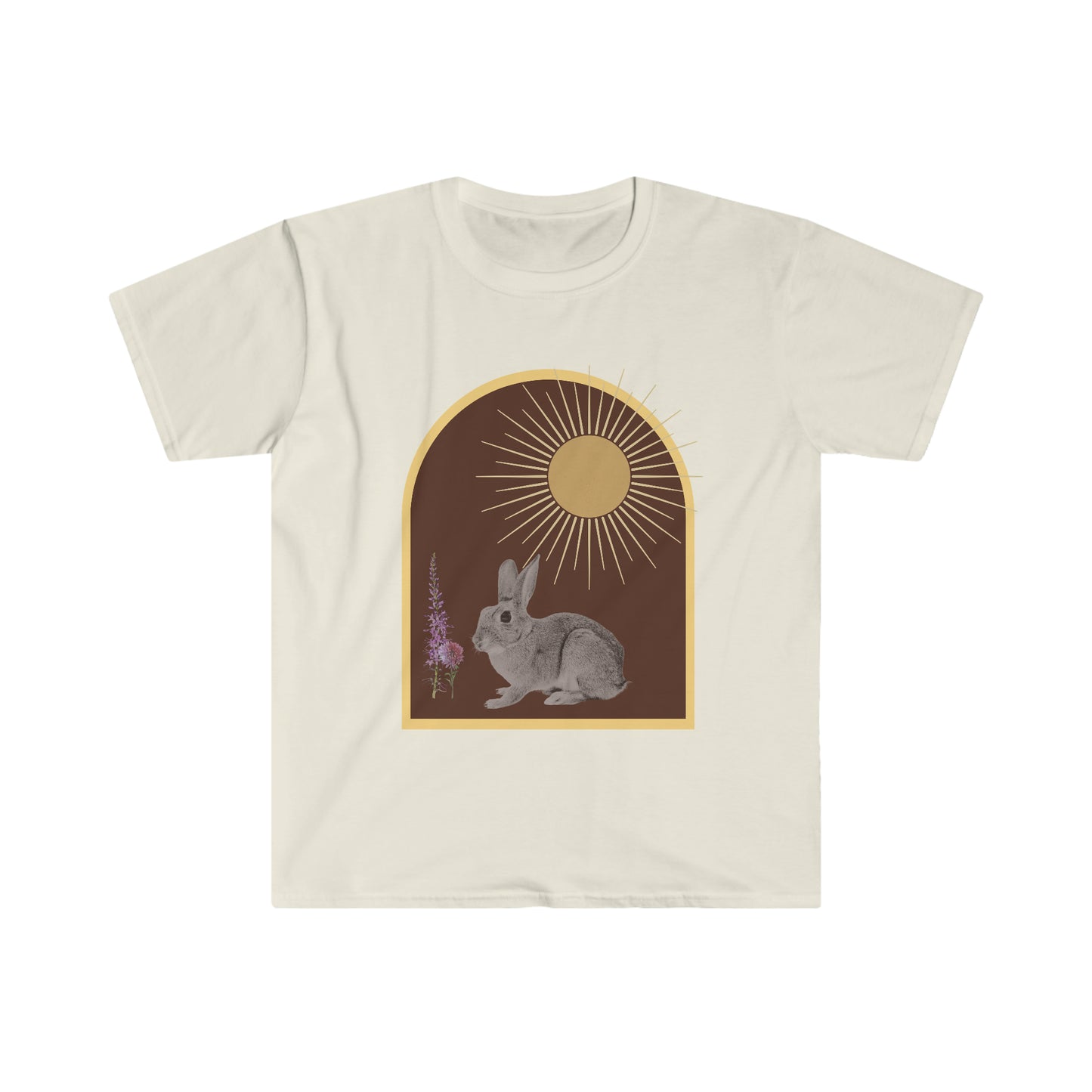 Rabbit Hare Bohemian Cottage Men and Women T-shirt 7 colors